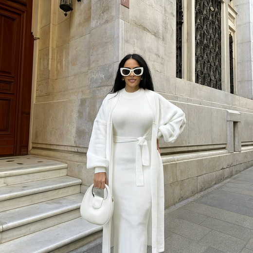 Robe femme Robecumono – vue produit 6 – Nilo Maroc - Nilo Maroc