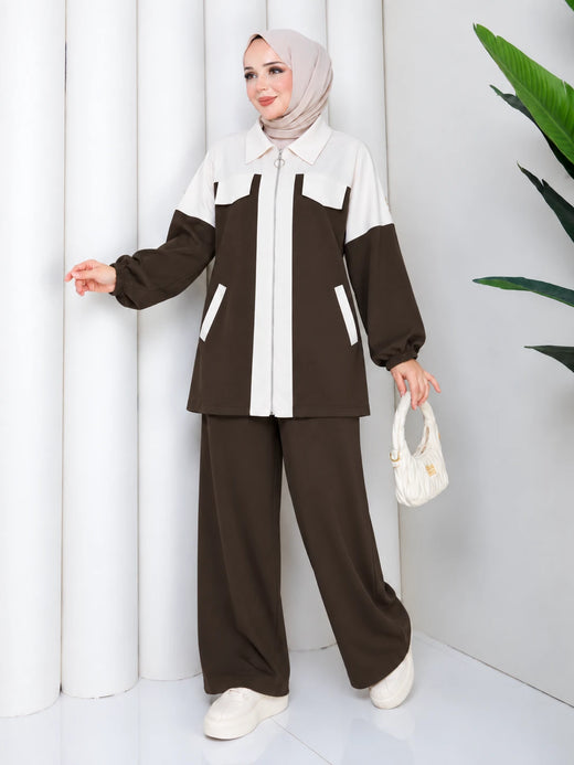 Ensemble sport femme Survette Seniora – vue produit 3 – Nilo Maroc - Nilo Maroc