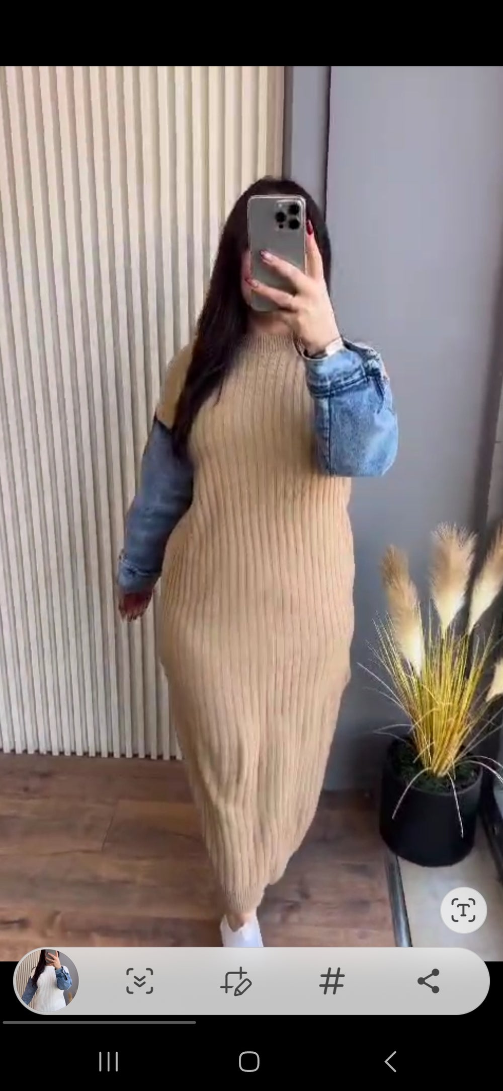 Robe femme Manche Jeans - Nilo Maroc