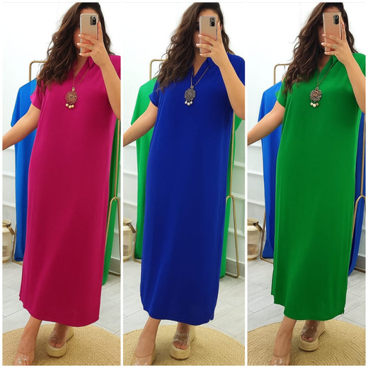 Robe femme Crepe Rosa - Nilo Maroc