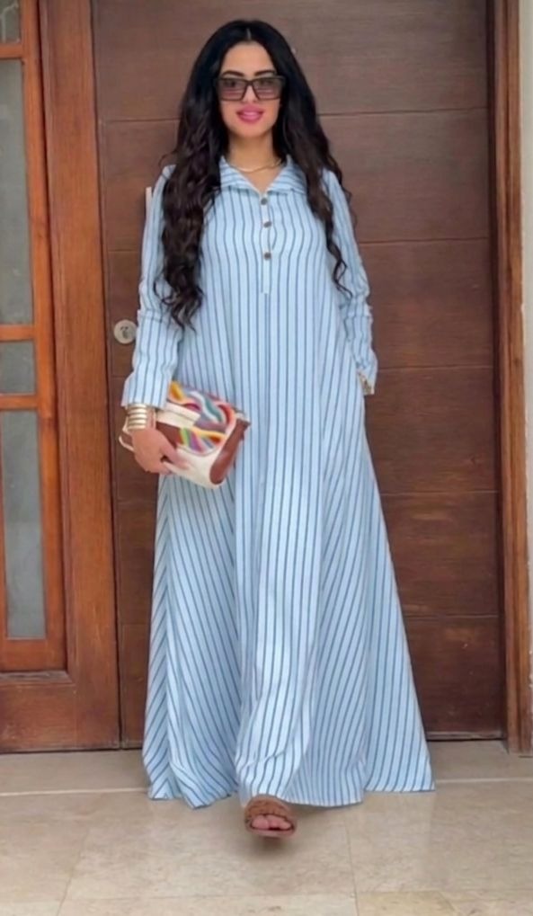 Robe femme Lolah Rayee - Nilo Maroc