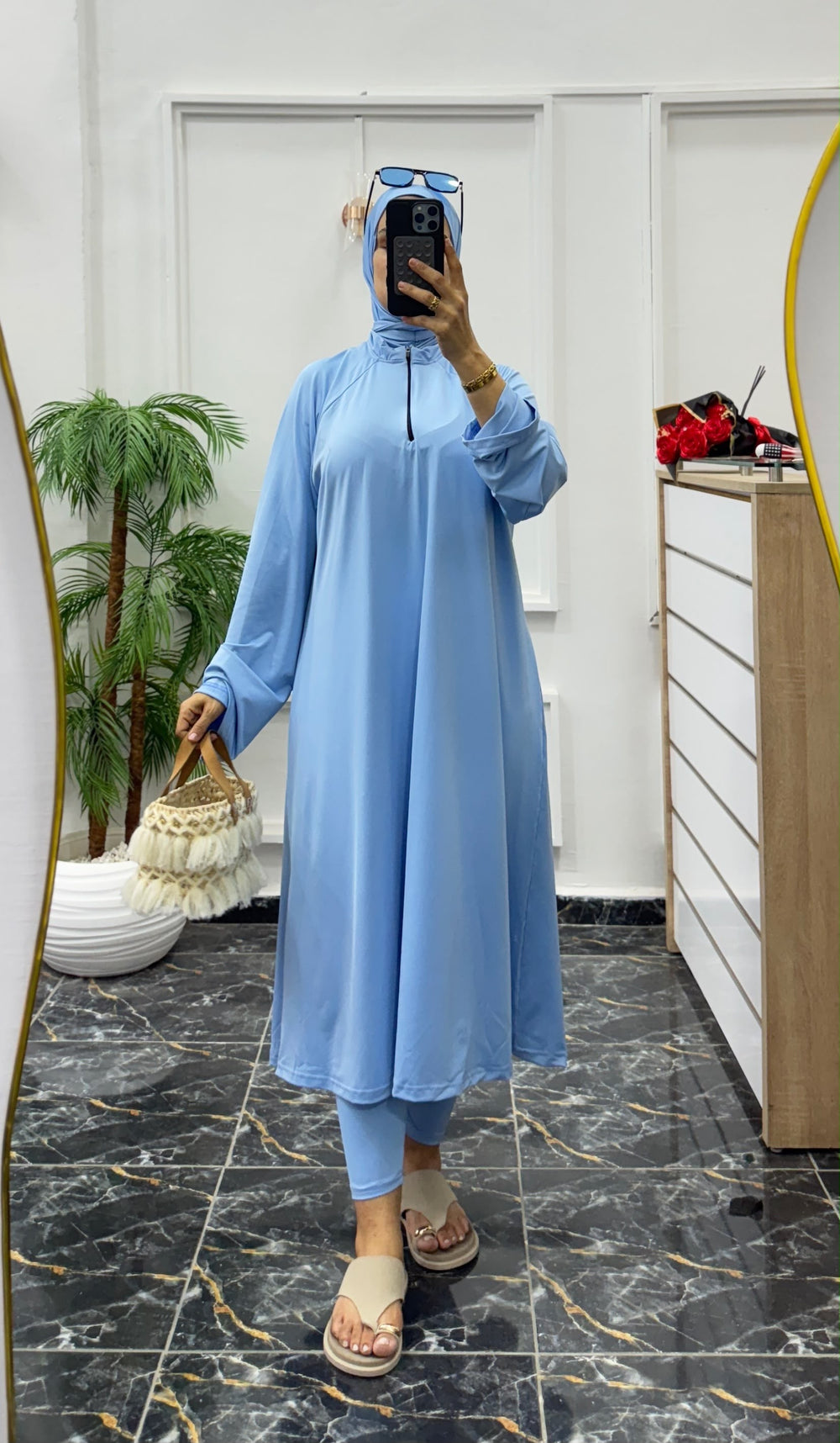 بوركيني نسائية Oversized - Nilo Maroc