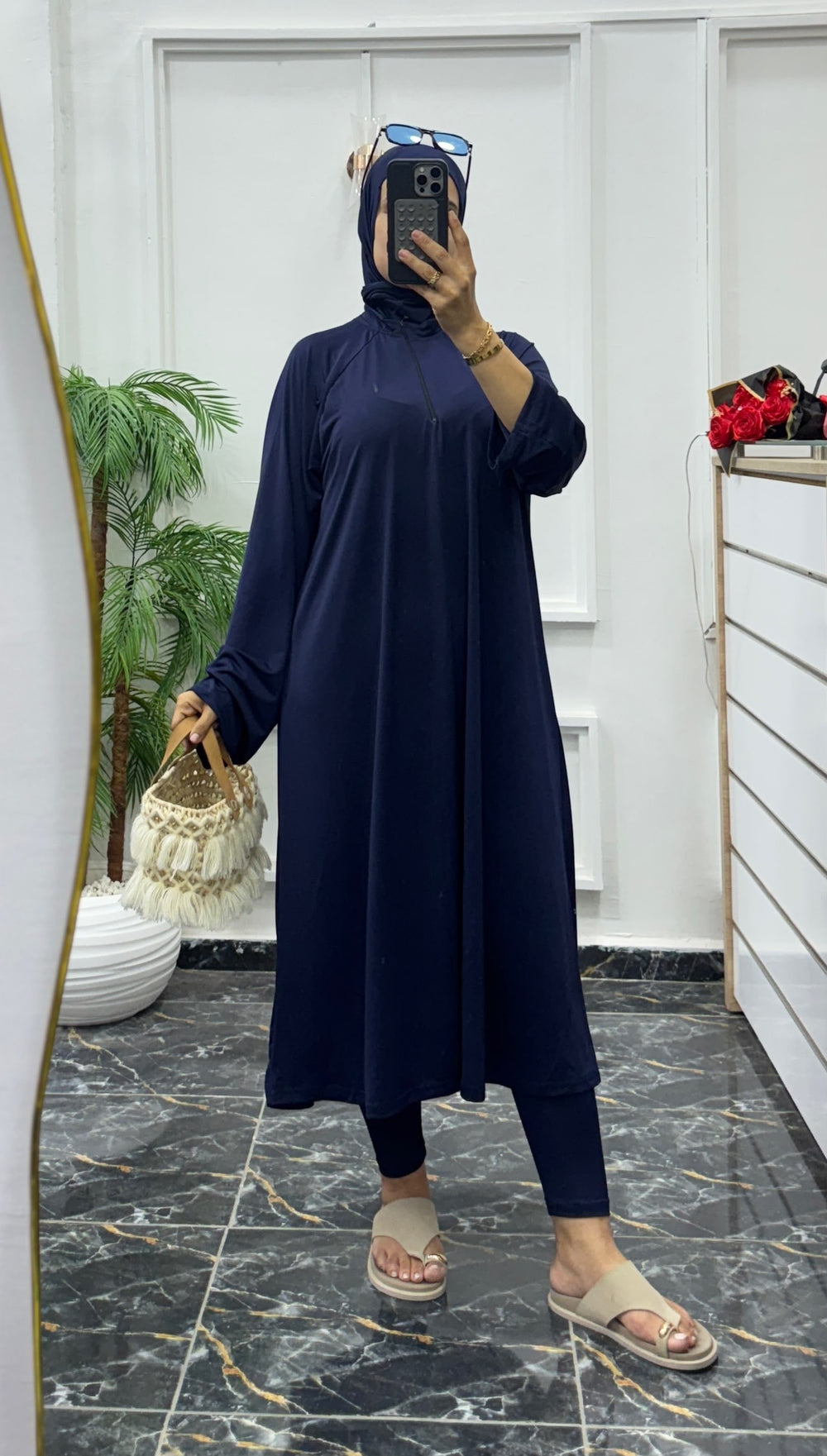 بوركيني نسائية Oversized - Nilo Maroc