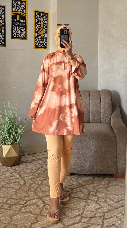 Burkini femme Camouflage – vue produit 1 – Nilo Maroc - Nilo Maroc