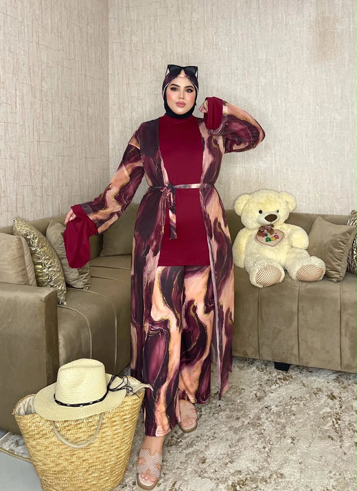 Burkini femme Nokhba – vue produit 9 – Nilo Maroc - Nilo Maroc