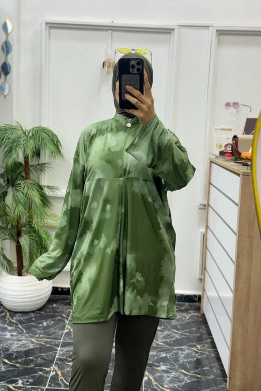 Burkini femme Camouflage – vue produit 15 – Nilo Maroc - Nilo Maroc