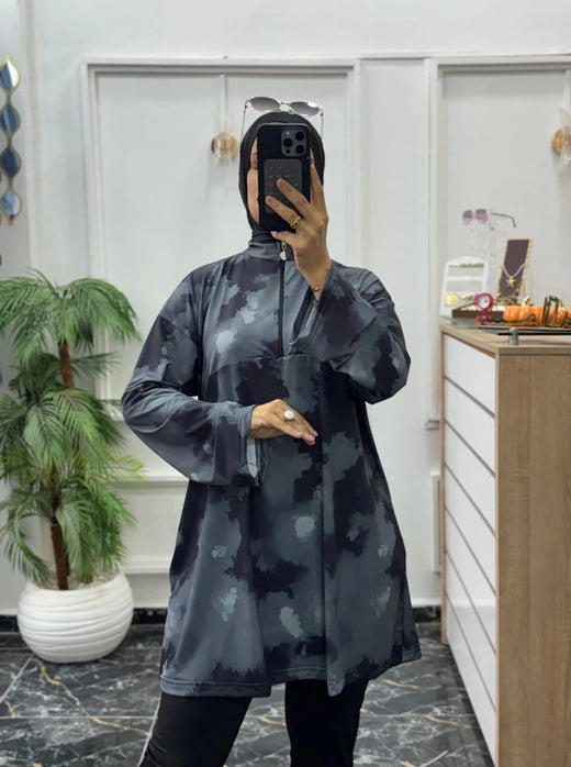 Burkini femme Camouflage – vue produit 11 – Nilo Maroc - Nilo Maroc